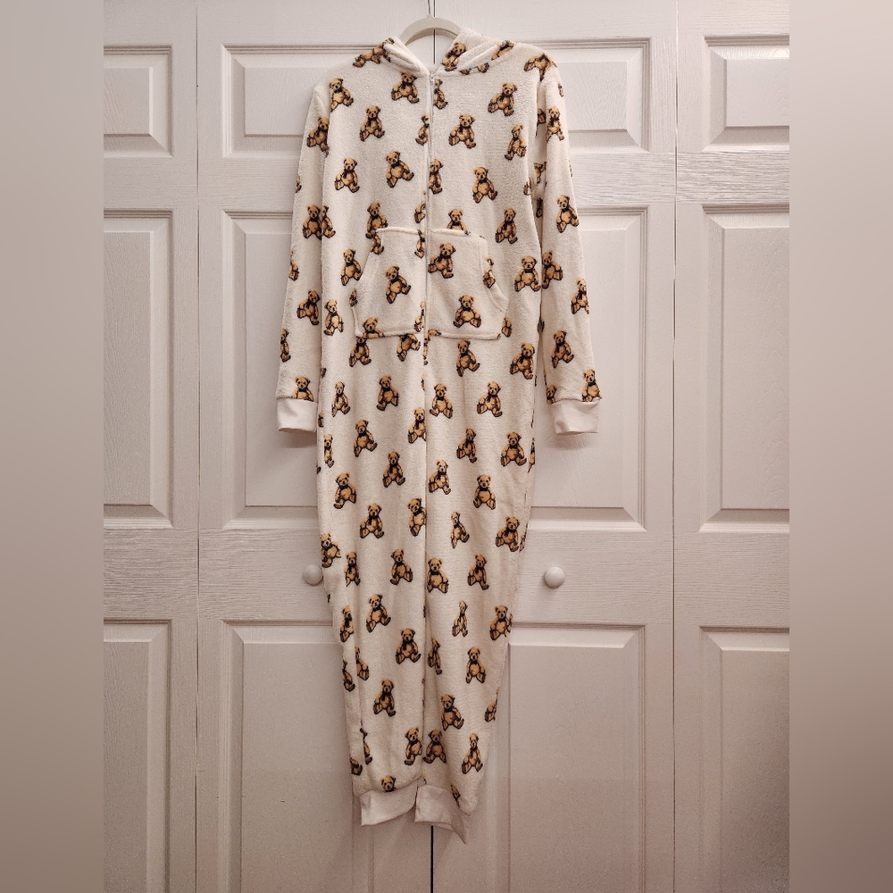 Teddy Bear Print Onesie